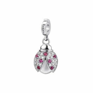 Charm Coccinella storie - argento