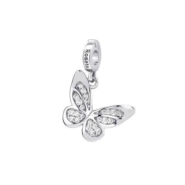 Charm farfalla storie - oro rosa