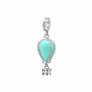 Charm mongolfiera storie - argento