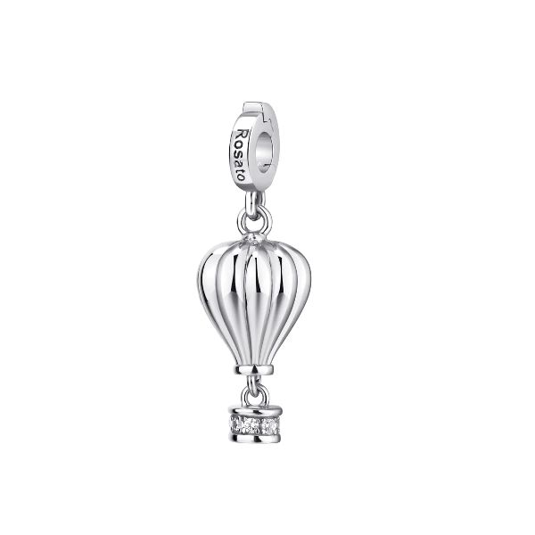 Charm Mongolfiera storie - argento