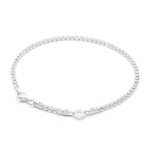 Bracciale tennis in argento 925&permil;, cubic zirconia bianchi