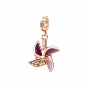 Charm girandola storie - oro rosa