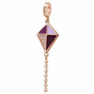 Charm aquilone storie - oro rosa