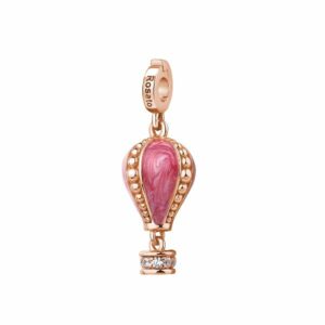 Charm Mongolfiera storie - oro rosa