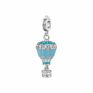 Charm Mongolfiera storie - argento