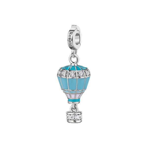 Charm Mongolfiera storie - argento