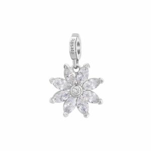 Charm Fiore storie - argento