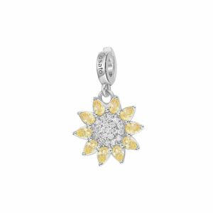 Charm Girasole storie - argento