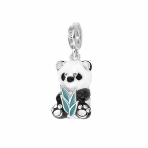Charm Panda storie - argento