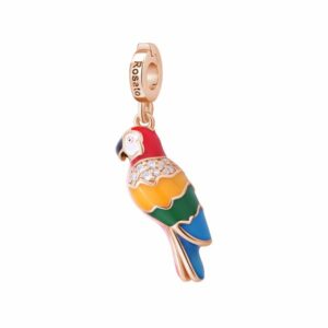 Charm Pappagallo storie - oro rosa
