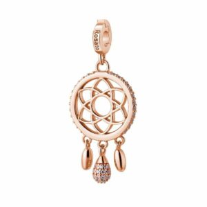Charm Acchiappasogni storie - oro rosa