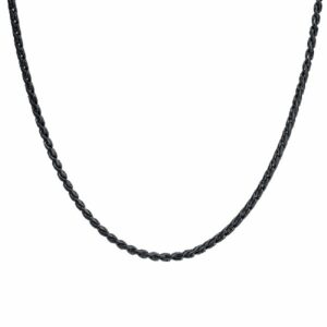 COLLANA UOMO IN ACCIAIO IP NERO