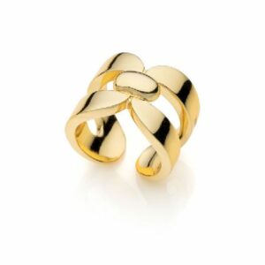Anello dorato design