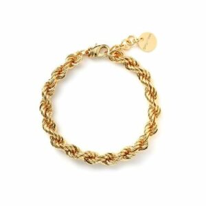 Bracciale corda dorato