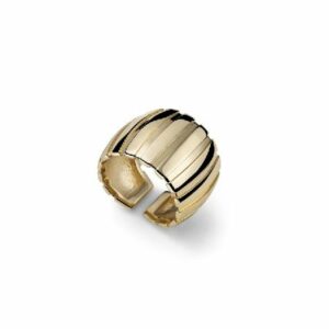 Anello a fascia dorato