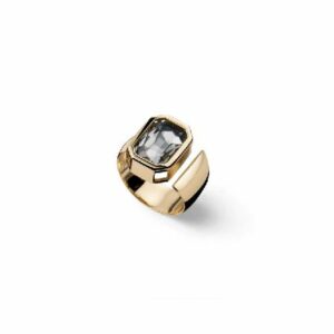 Anello Joya cristallo grigio