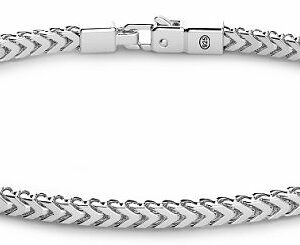 Bracciale solo maglia Zancan in argento.