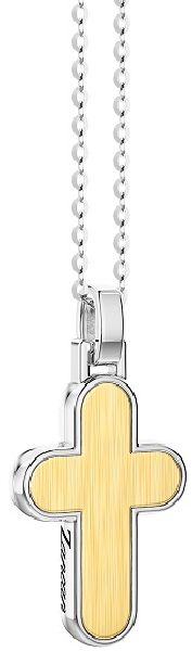 Collana Uomo Zancan Alpha Diamond Argento 925 Croce