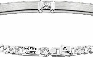 Bracciale Zancan - Alpha Diamond in Argento 925% con Diamante Centrale