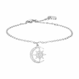BRACCIALE DONNA IN ACCIAIO STELLA E LUNA
