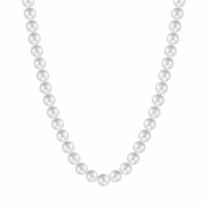 COLLANA DONNA DI PERLE SINTETICHE BIANCHE