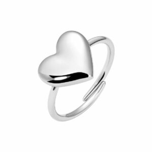 ANELLO DONNA IN ACCIAIO CON CUORE
