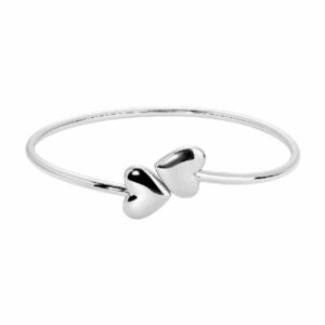 BRACCIALE DONNA IN ACCIAIO CON CUORI