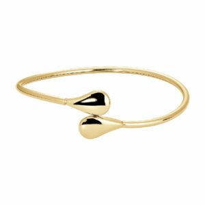 BRACCIALE DONNA IN ACCIAIO IP GOLD CON GOCCE