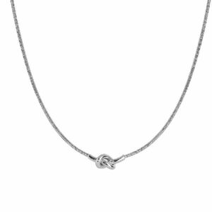 COLLANA DONNA IN ACCIAIO CON NODO