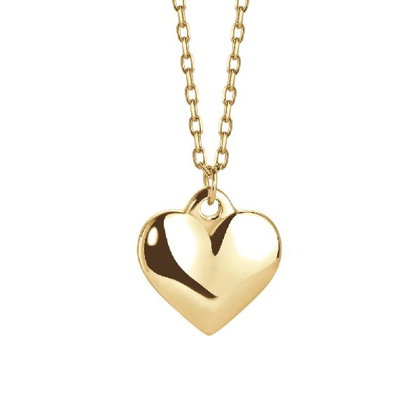 COLLANA DONNA IN ACCIAIO IP GOLD CON CUORE