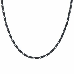 COLLANA UOMO IN ACCIAIO IP NERO