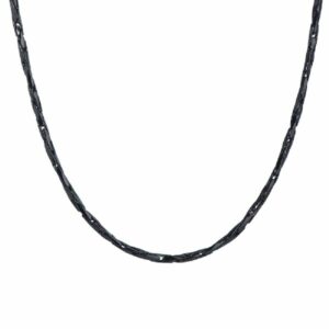 COLLANA UOMO IN ACCIAIO IP NERO