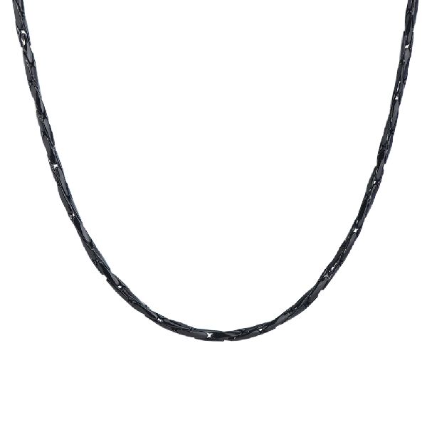 COLLANA UOMO IN ACCIAIO IP NERO