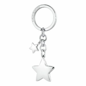 PORTACHIAVI DONNA IN ACCIAIO, STELLA CON CHARM STELLA