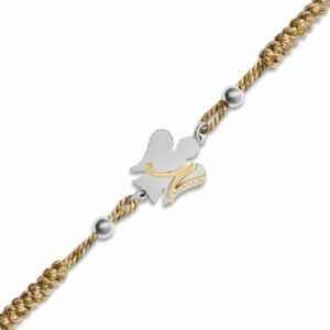 Bracciale cordino Alfabeto - N