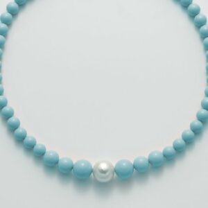 Collana girocollo Terra e mare - Turchese