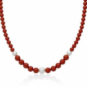 Collana Terra e Mare Rosso