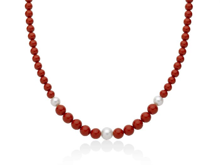 Collana Terra e Mare Rosso