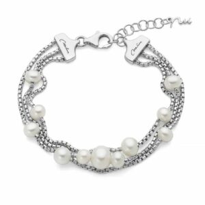 Bracciale Pepite di Perle Tre Fili 11 Perle
