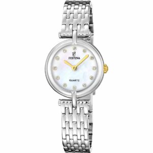 Orologio Festina Mademoiselle F20789/3 blanco cinghia acciaio inossidabile, donna